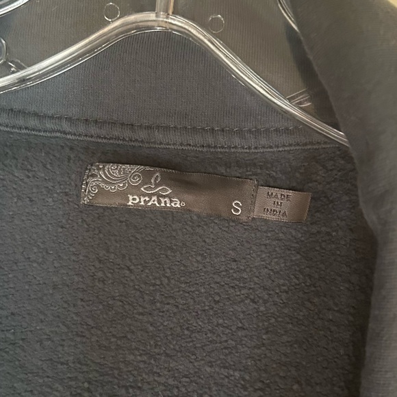 prAna Breathe Sylvie Jacket Gray Pea Coat w/ Purple Buttons (Size Small) - Picture 12 of 16